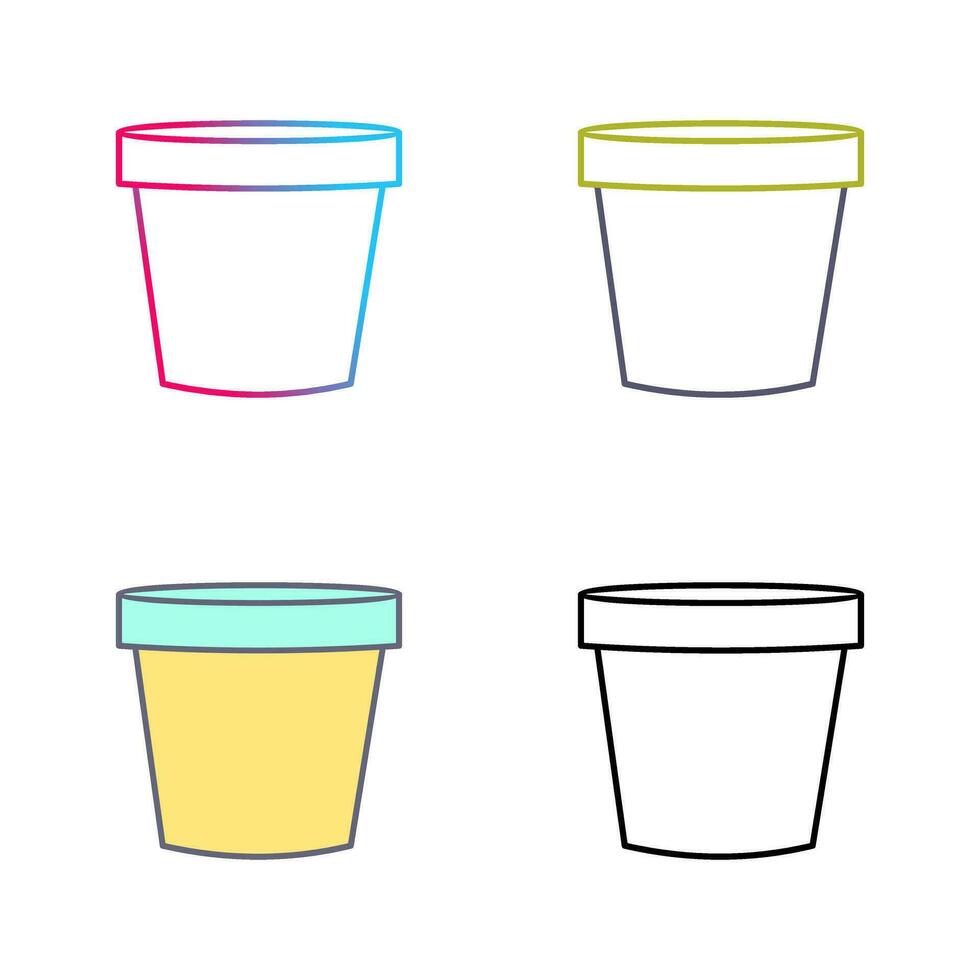 Plant Pot Vector Icon