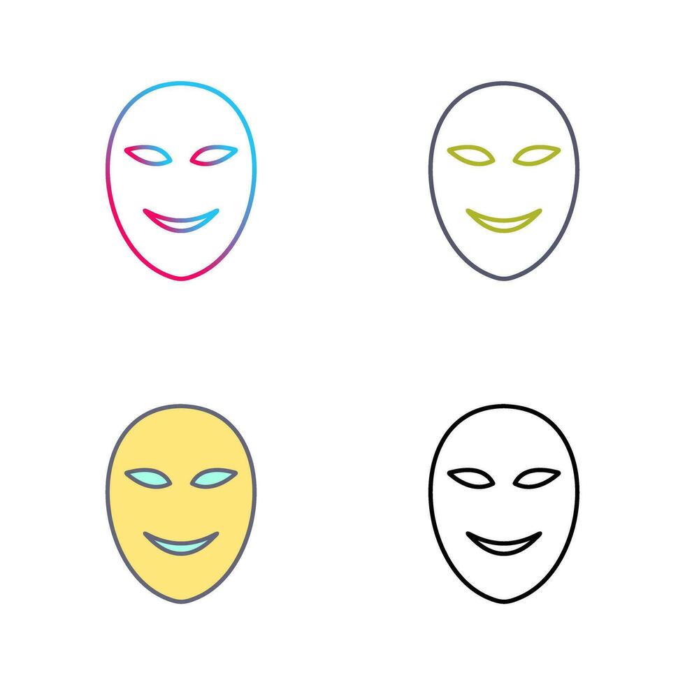 Ancient Face Mask Vector Icon