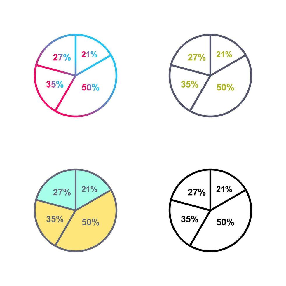 Pie Chart Vector Icon