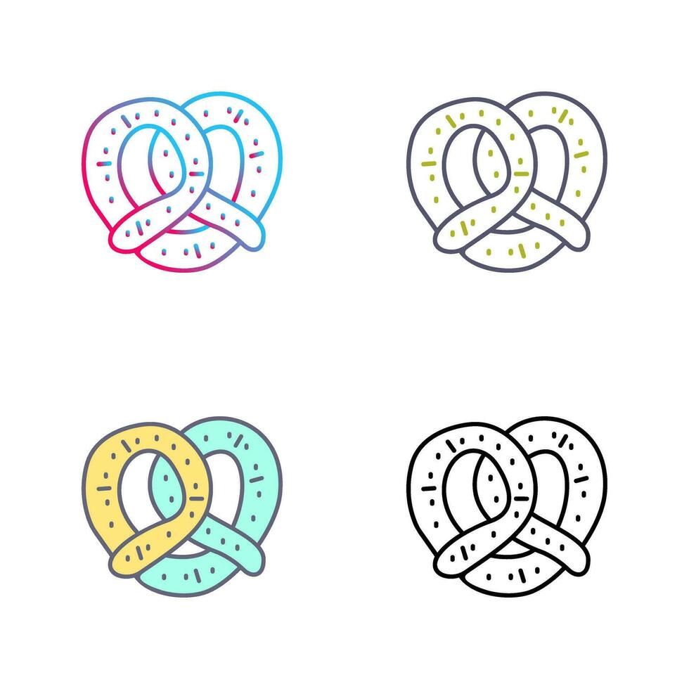 Pretzel Vector Icon