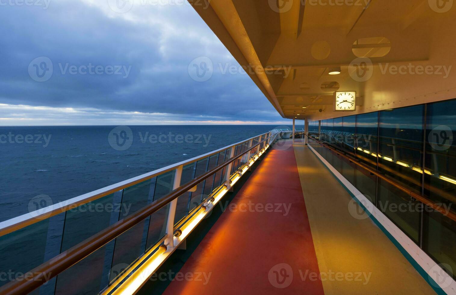 Cruise ship heading to Caribbean islands cruise vacation from Miami, Florida, USA photo