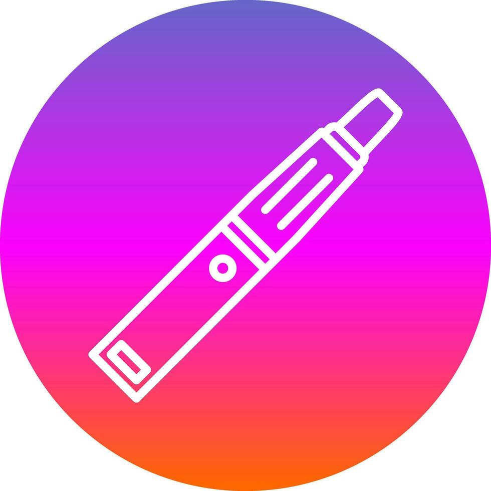 Electronic cigarette Vector Icon Design