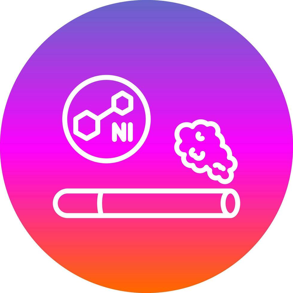 Nicotine Vector Icon Design