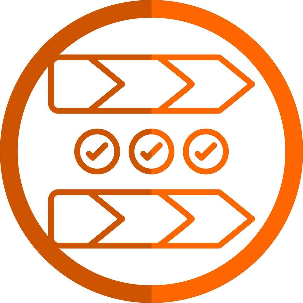Value chain Vector Icon Design