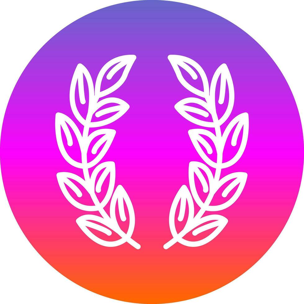 Laurel Vector Icon Design