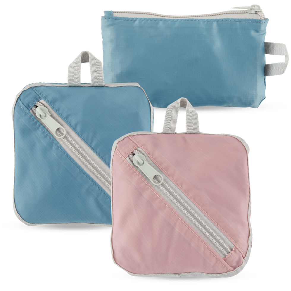 shopping bag have zipper Cut out, isolated transparent background png