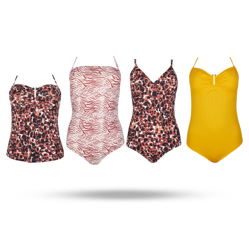 Women's swimwear set Cut out, isolated transparent background png