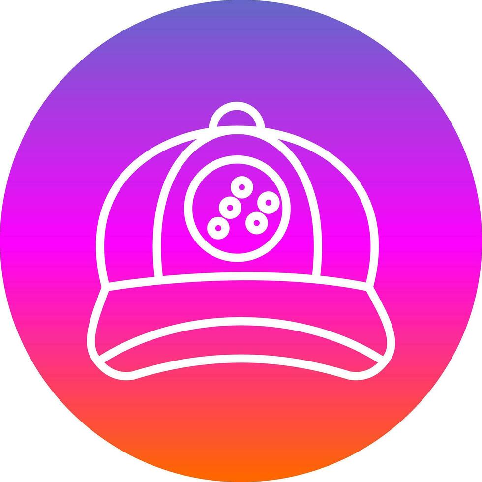 Baseball cap Vector Icon Design