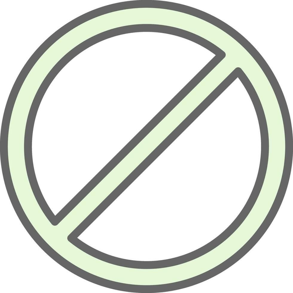 Ban Vector Icon Design