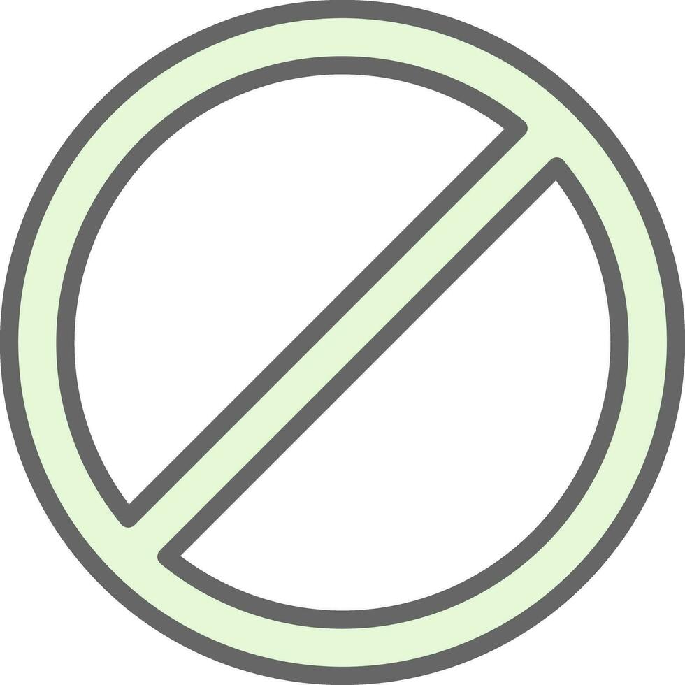 Ban Vector Icon Design