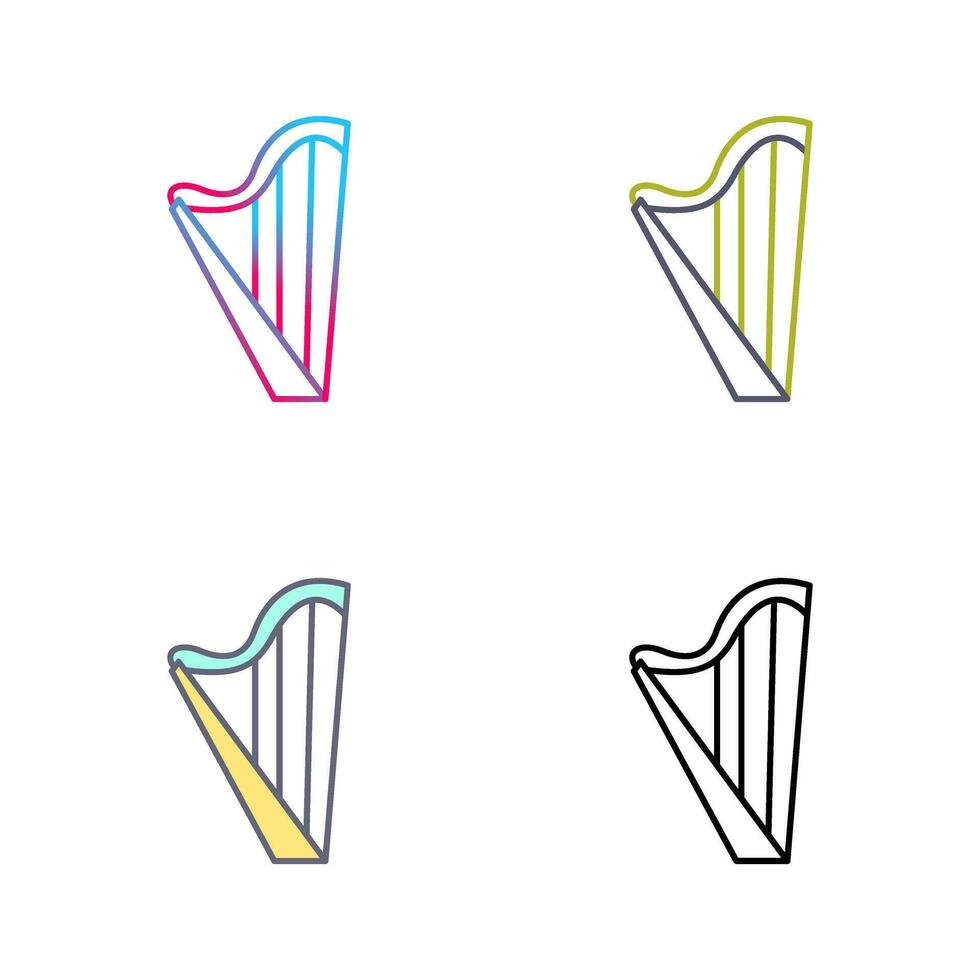 Harp Vector Icon