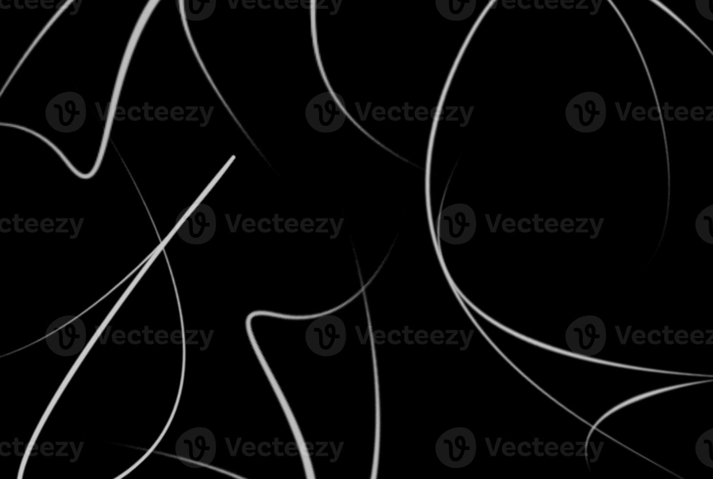 Wavy lines background black and white abstract texture artwork photo