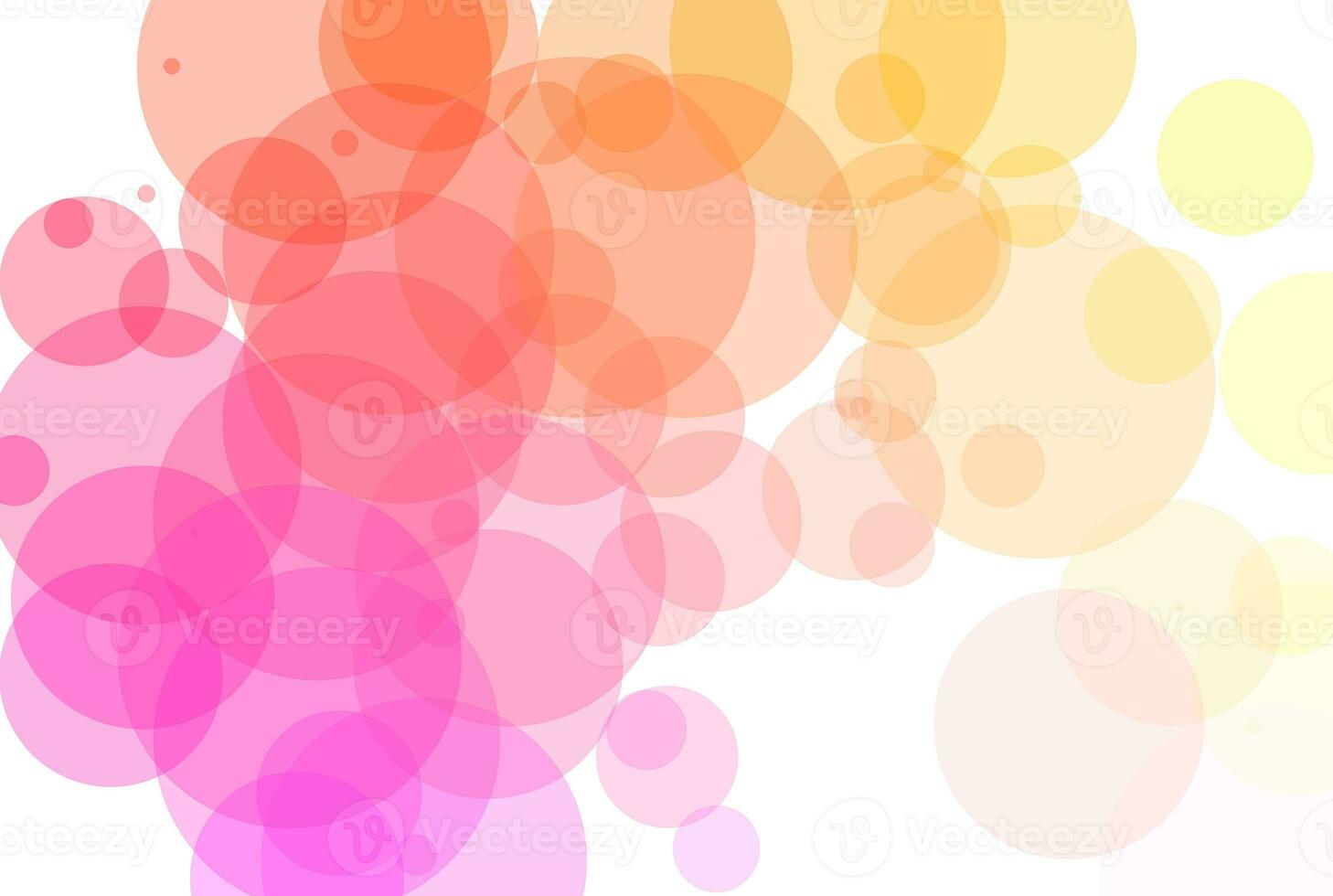Rainbow dotted pattern colorful soap bubbles background watercolor artwork photo