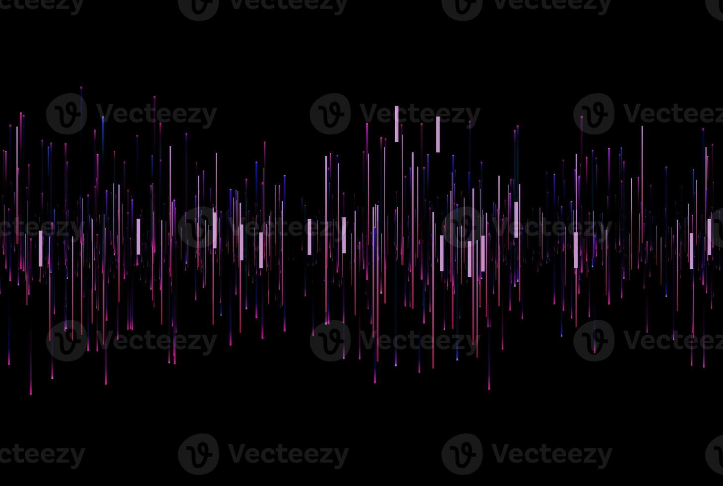 Frequency bars texture musical audio gradient rays style line art background photo