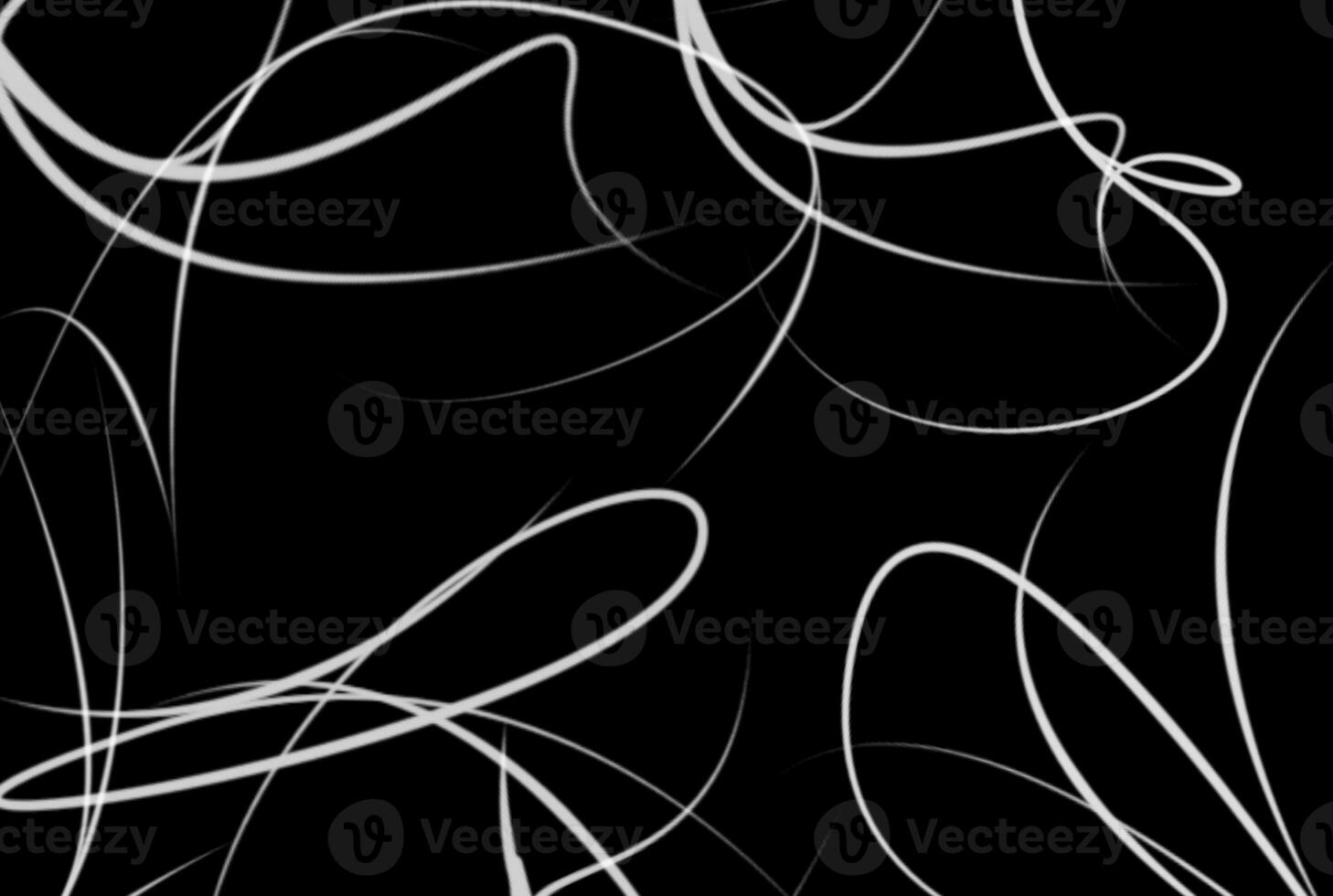 Wavy lines background black and white abstract texture artwork photo