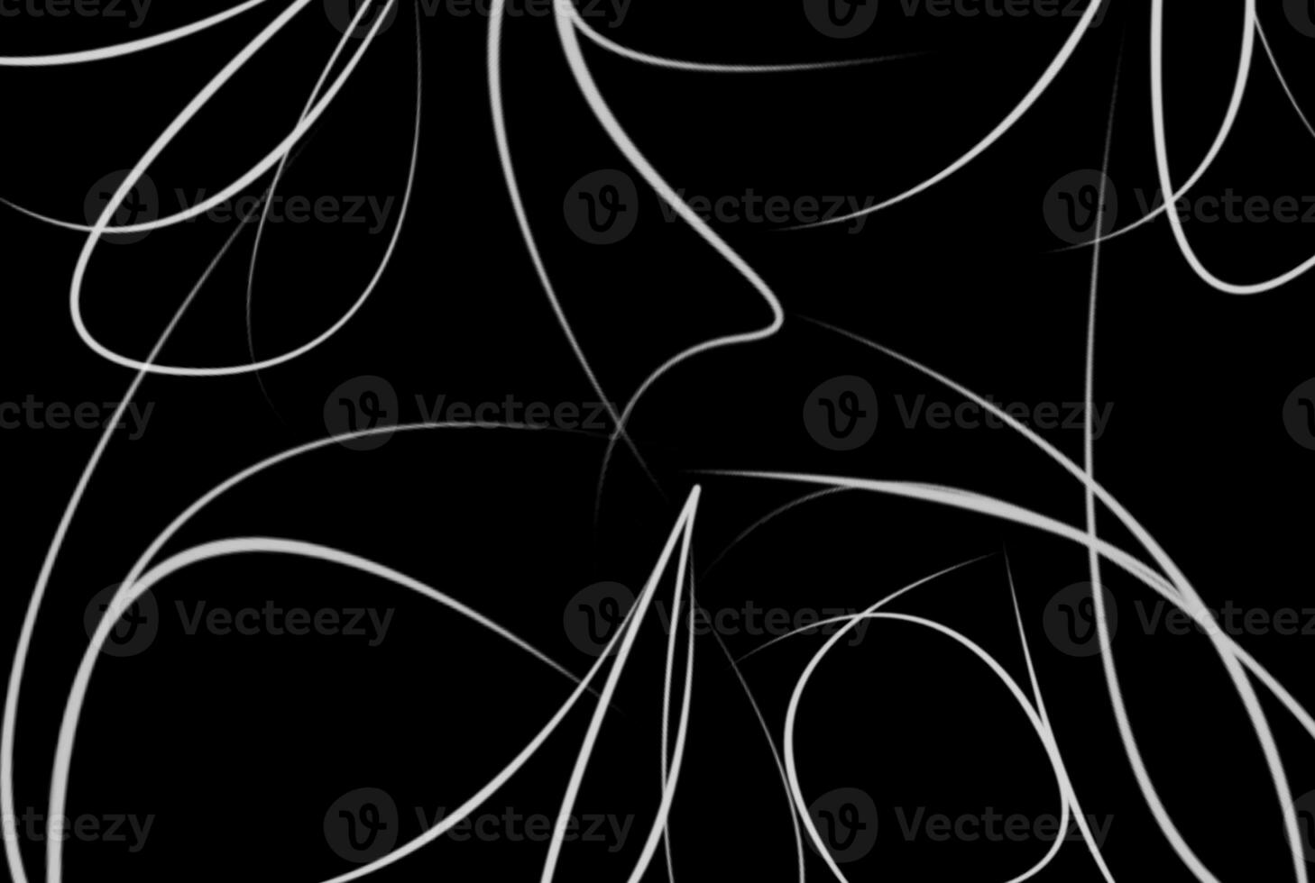Wavy lines background black and white abstract texture artwork photo