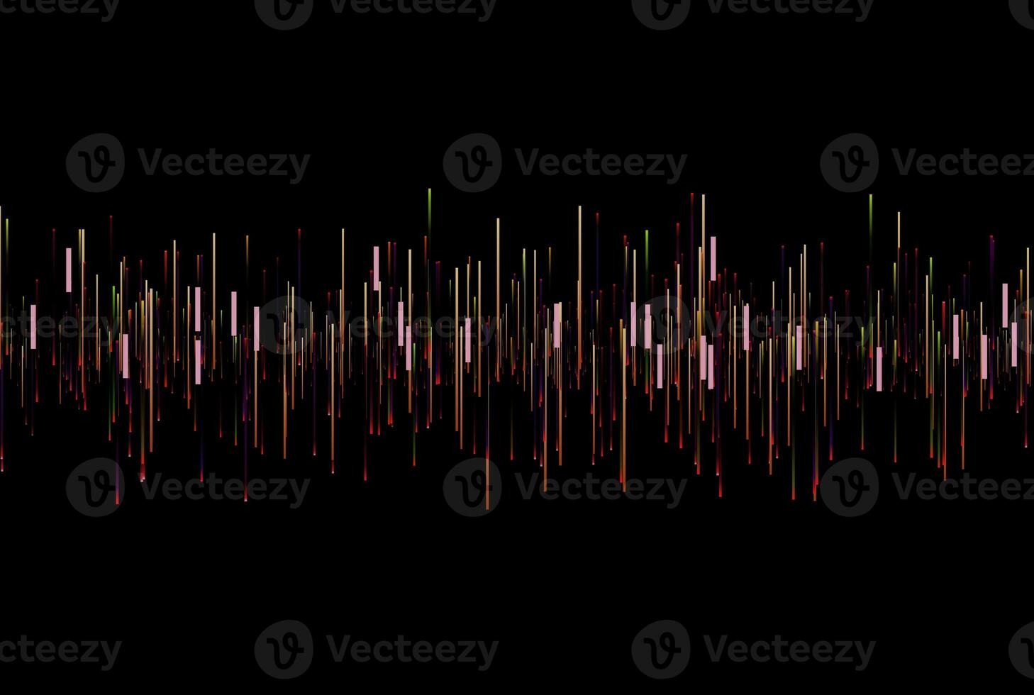 Frequency bars texture musical audio gradient rays style line art background photo