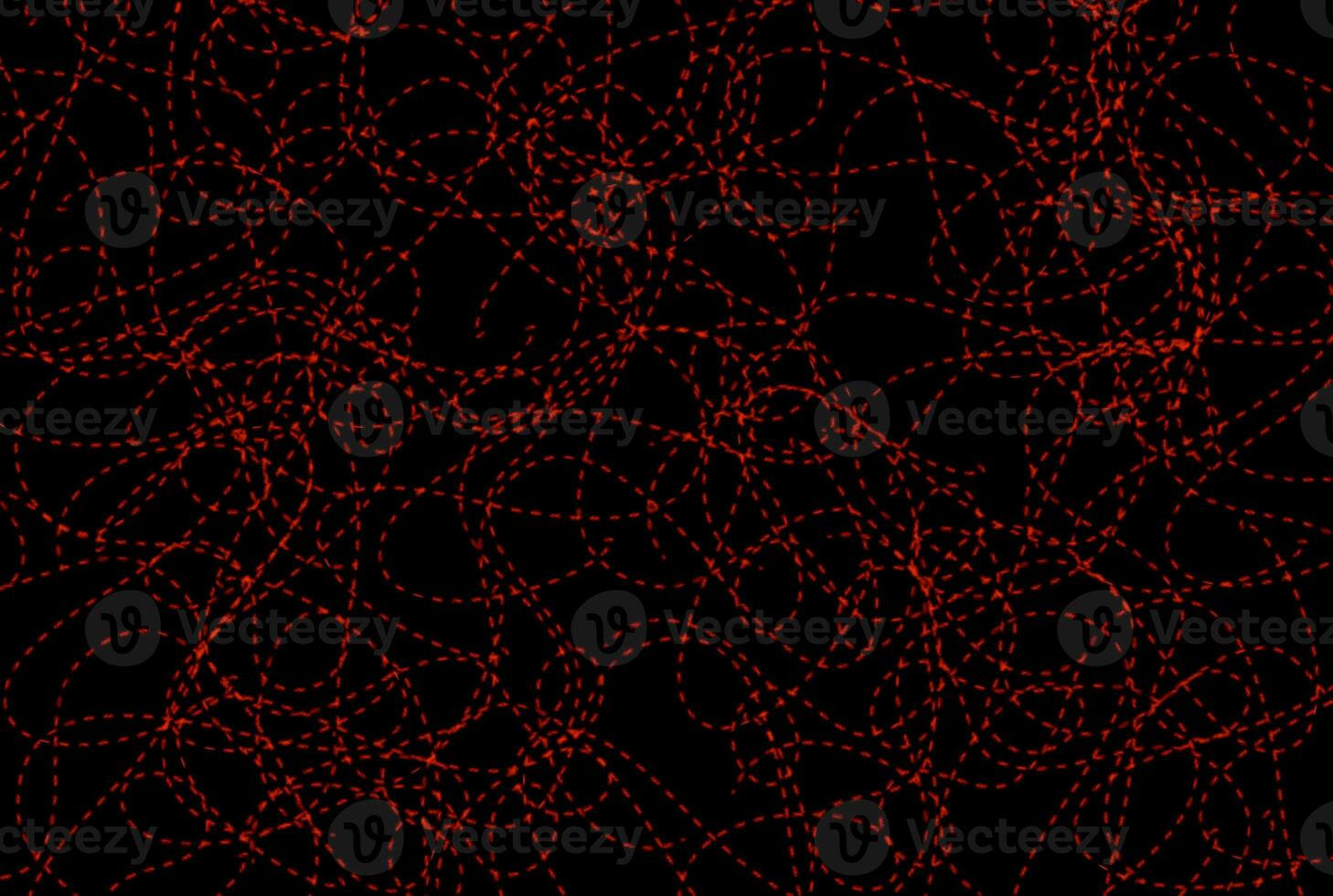 Red dotted line texture dynamic particle effect smooth straight lined background photo