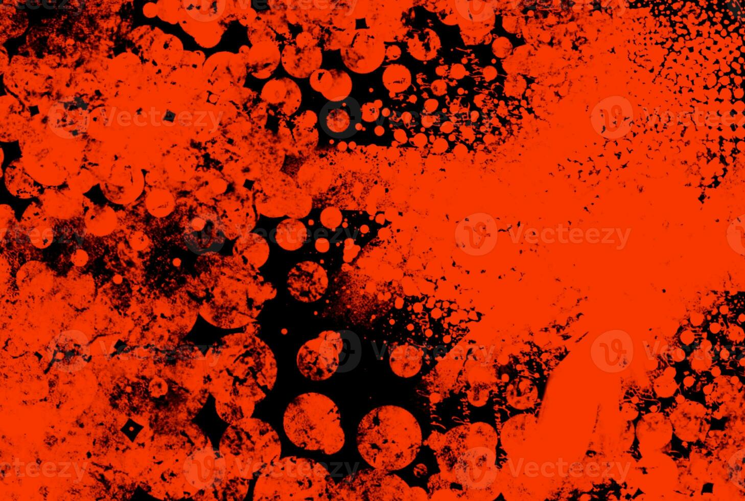 Red halftone texture graffiti background dotted effect pattern art photo