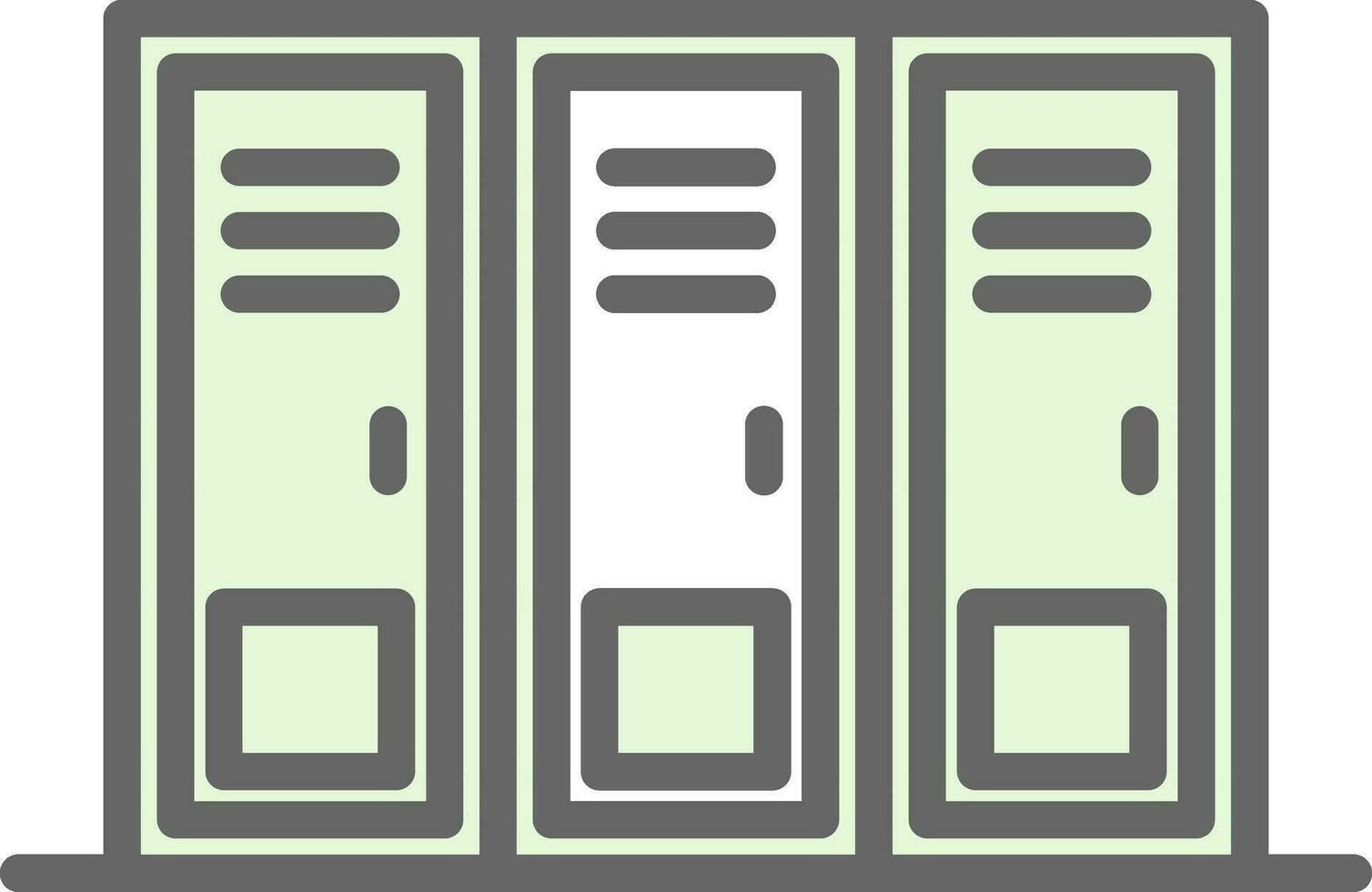 Locker Vector Icon Design