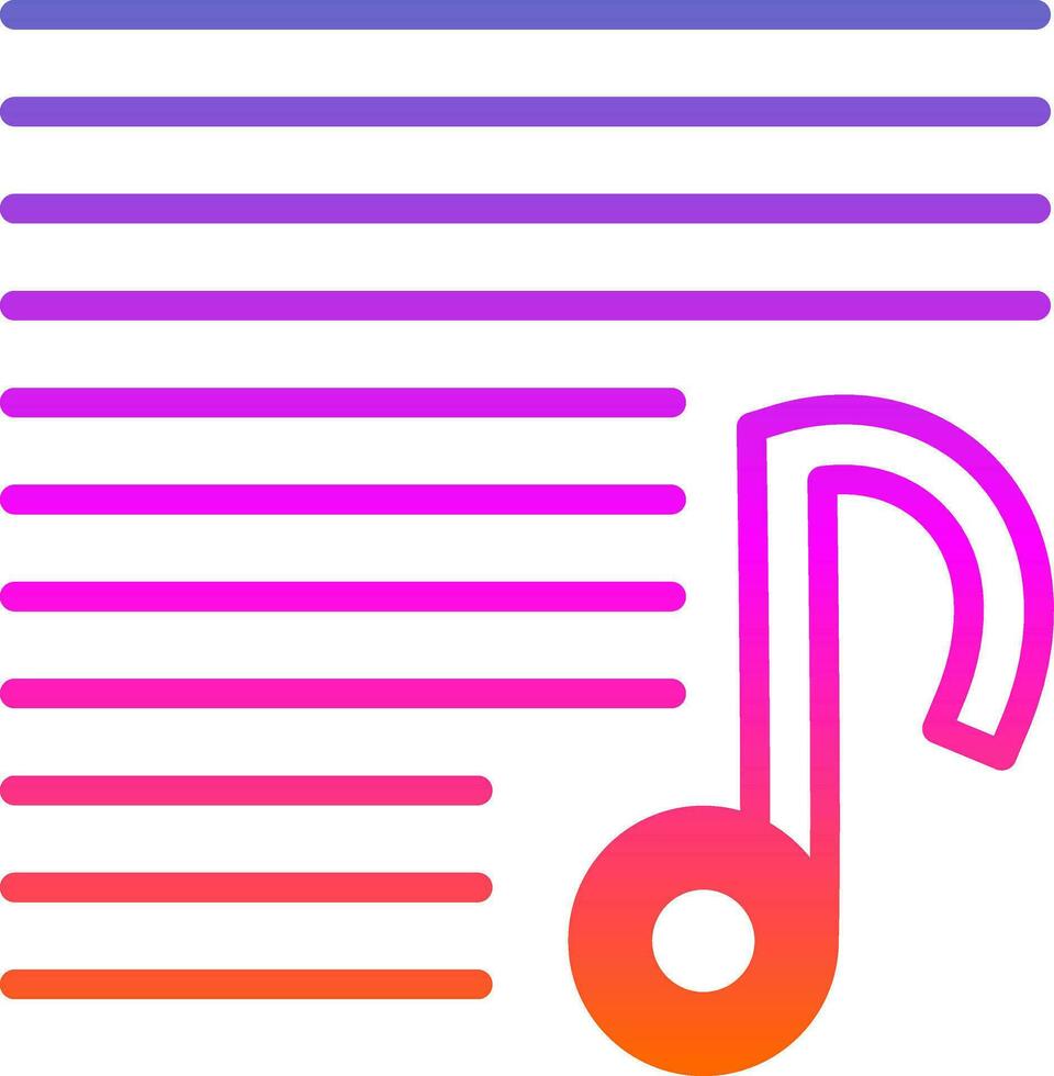 Playlist Vector Icon Design