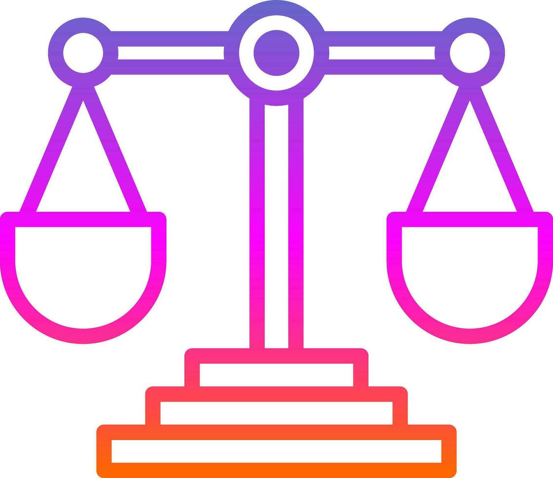 Justice Vector Icon Design
