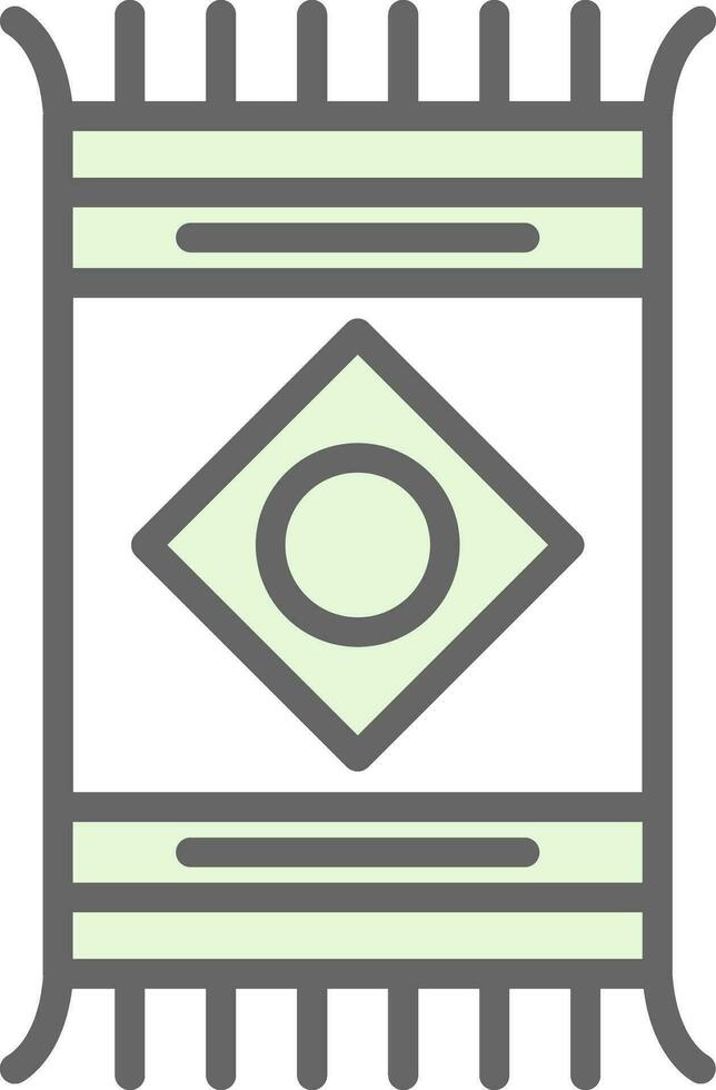 diseño de icono de vector de alfombra