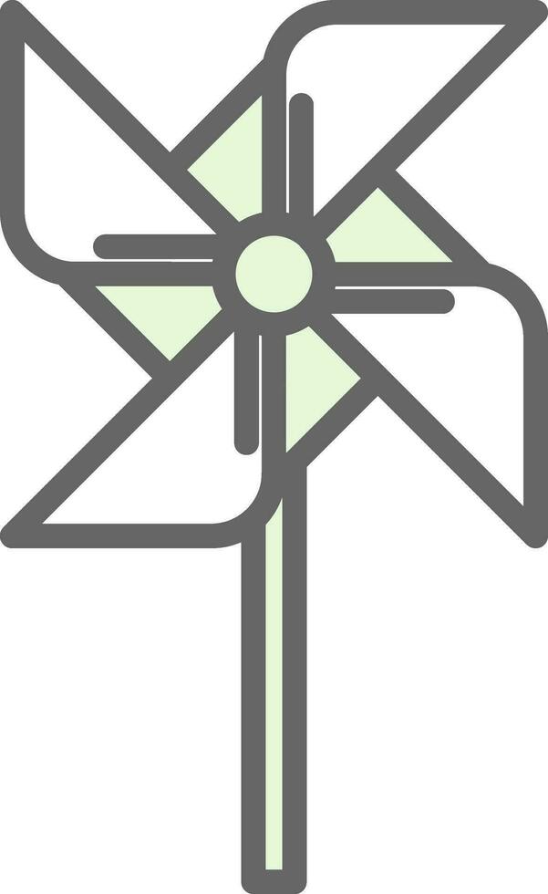 Pinwheel Vector Icon Design