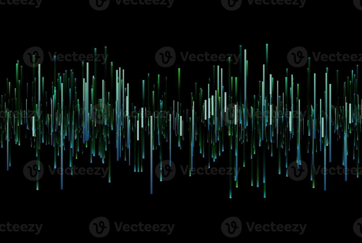 Frequency bars texture musical audio gradient rays style line art background photo