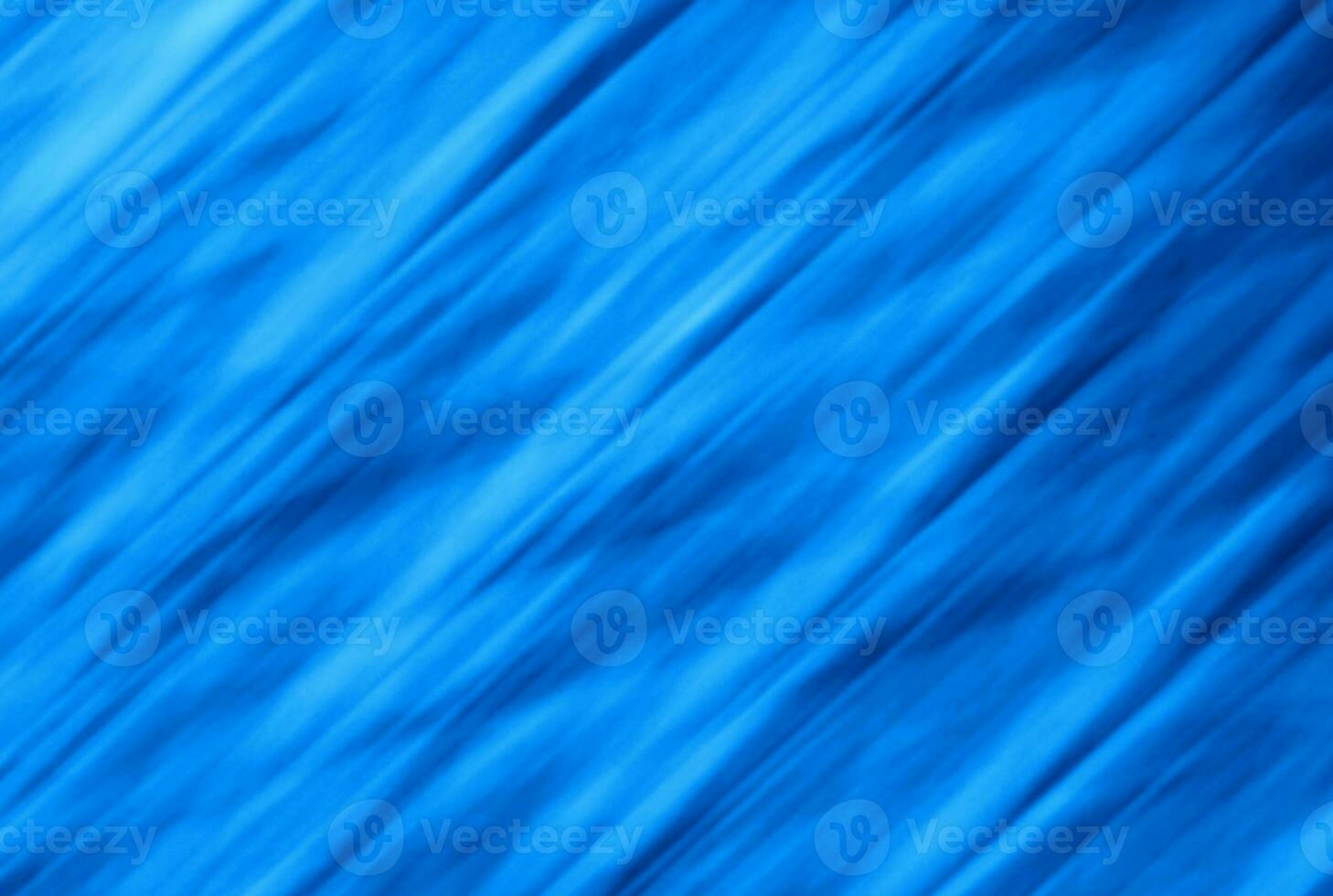 Blue fabric texture wavy striped textile background art wallpaper photo