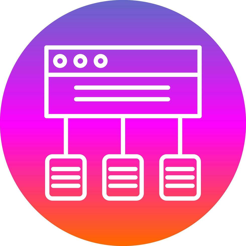 Data flow Vector Icon Design