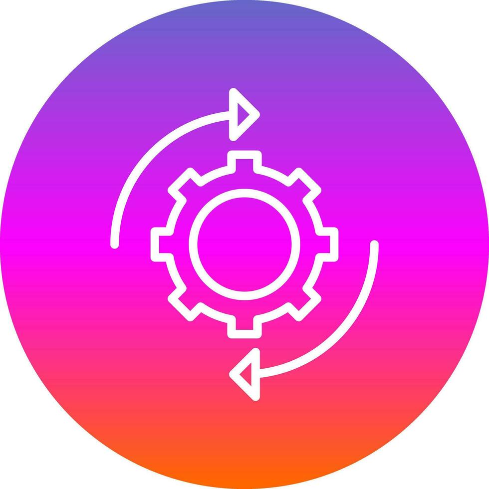 Workflow Vector Icon Design