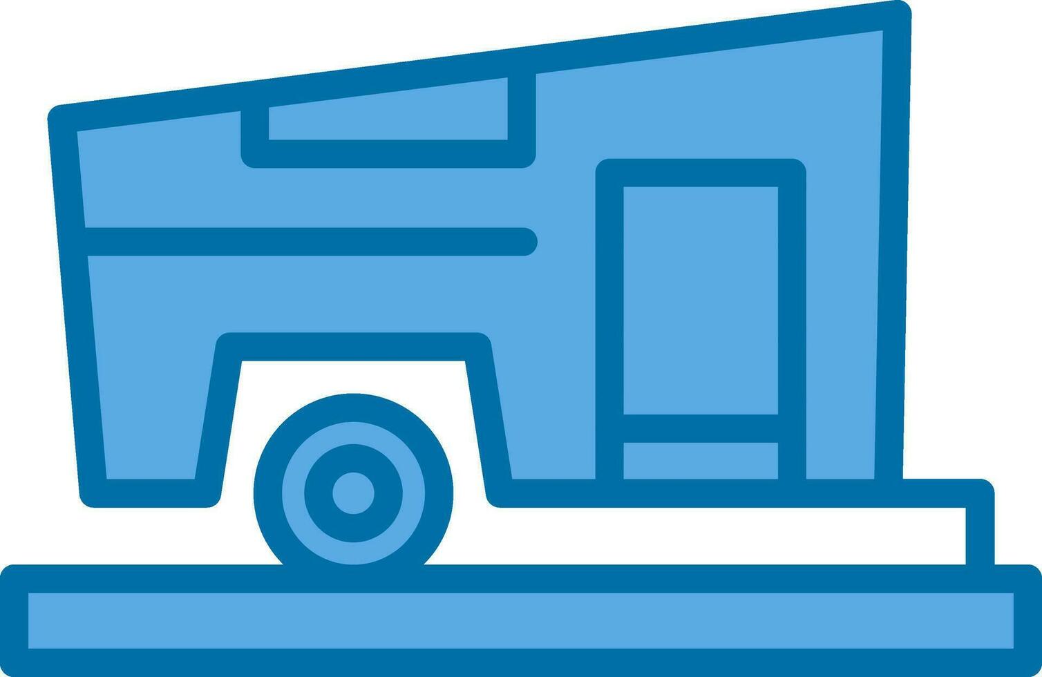 Campervan Vector Icon Design
