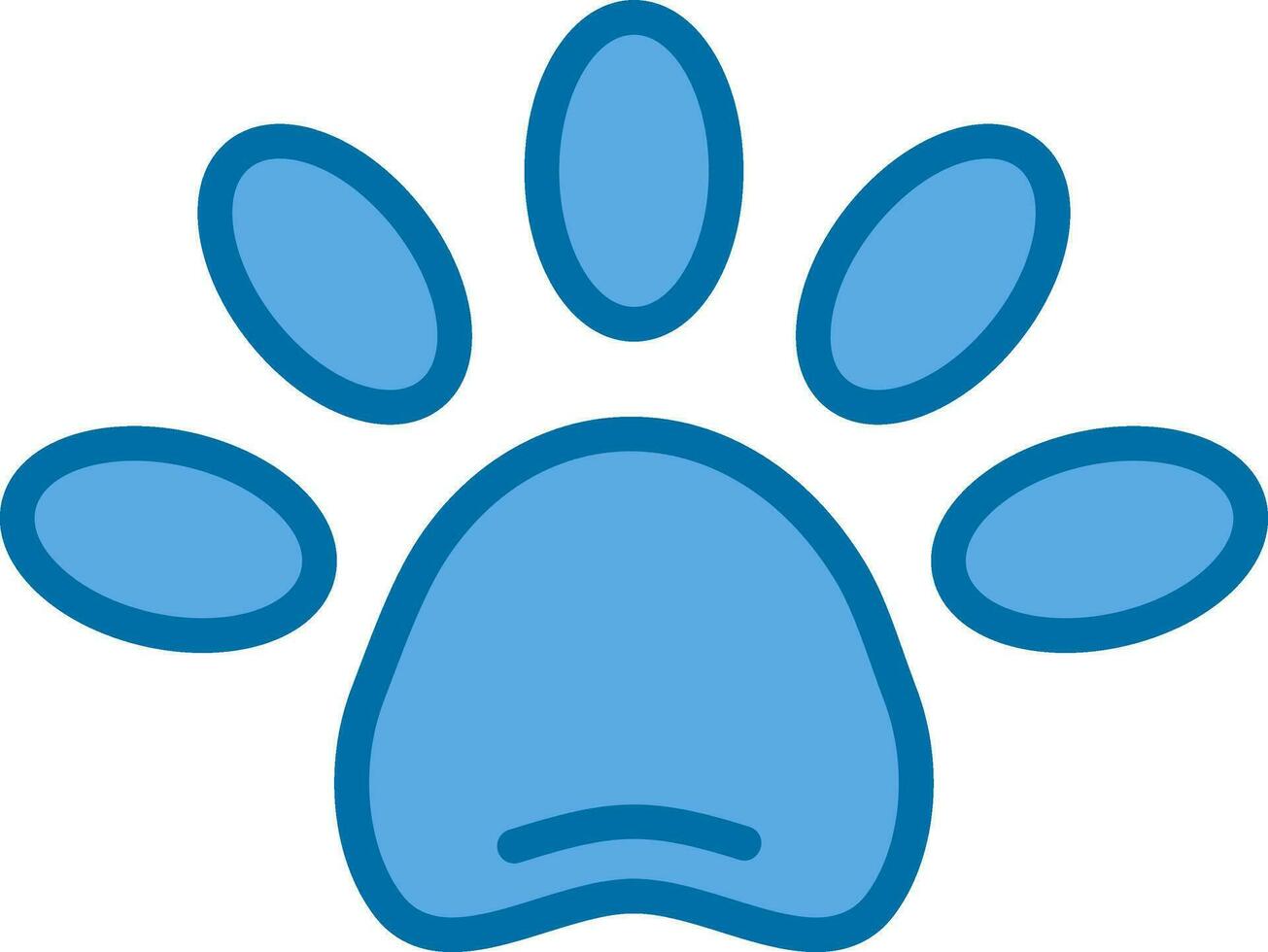 Paw Vector Icon Design