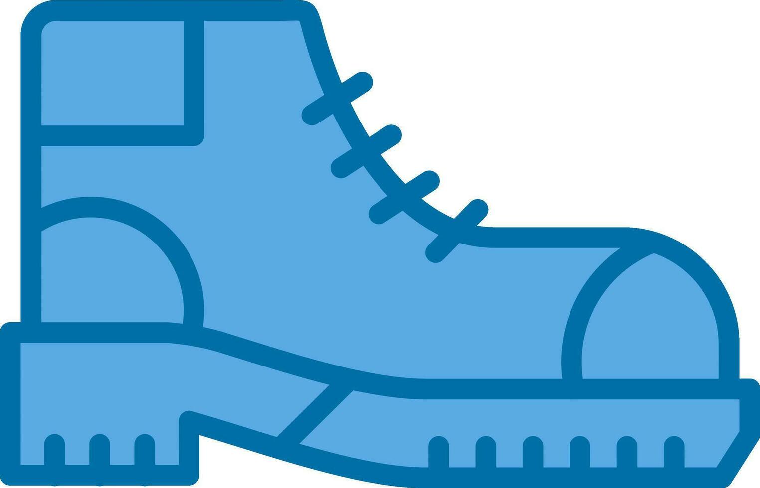 Hiking boots Vector Icon Design