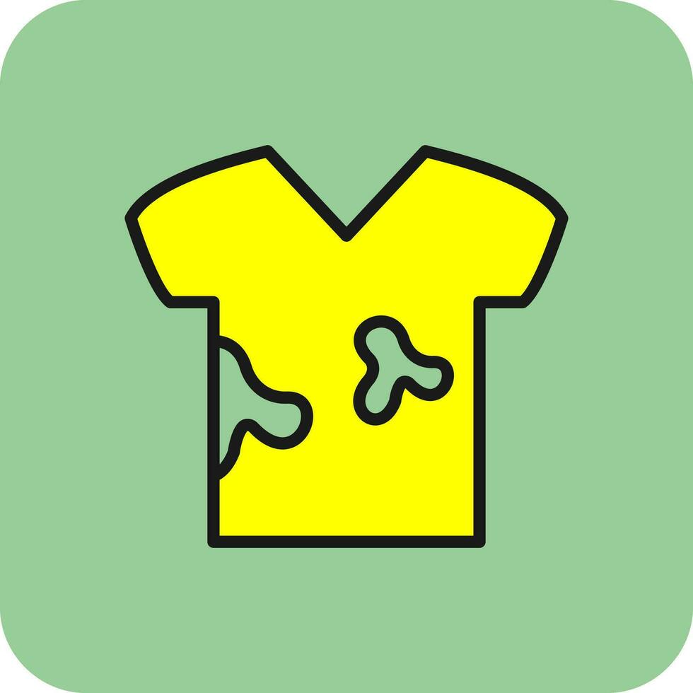 Dirty clothes Vector Icon Design