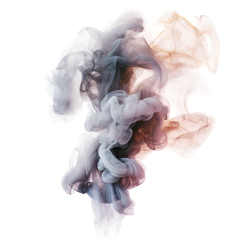 Smoke Cloud Watercolor Clipart AI Generated 25005260 PNG