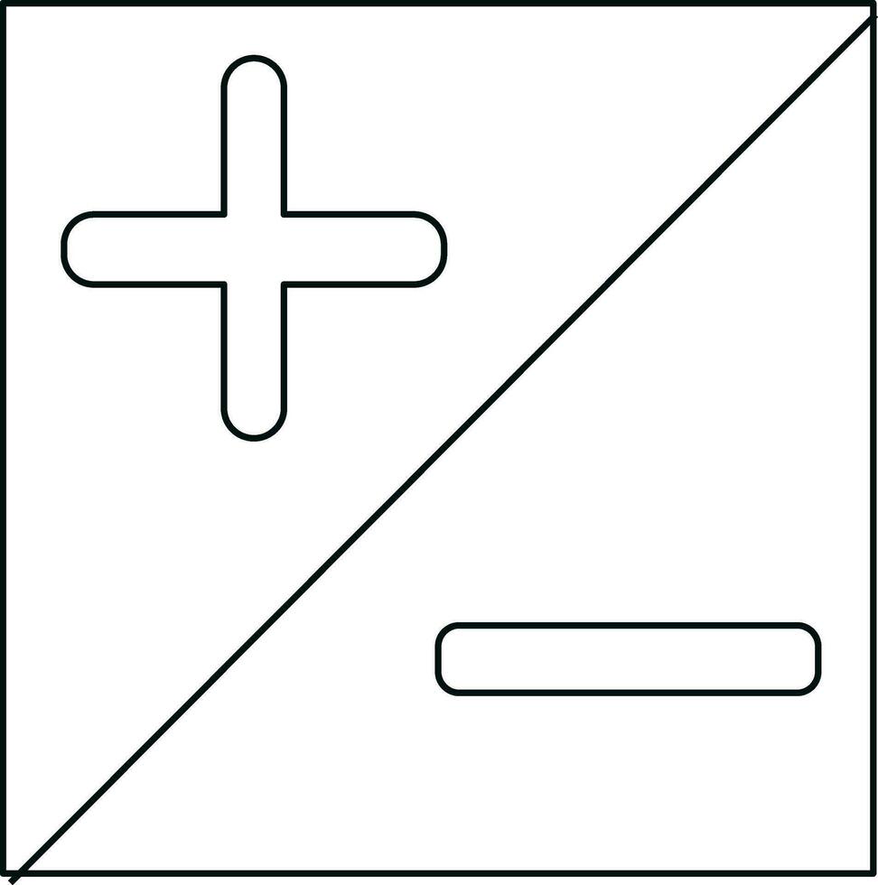 Black line art quantity of light settings vector