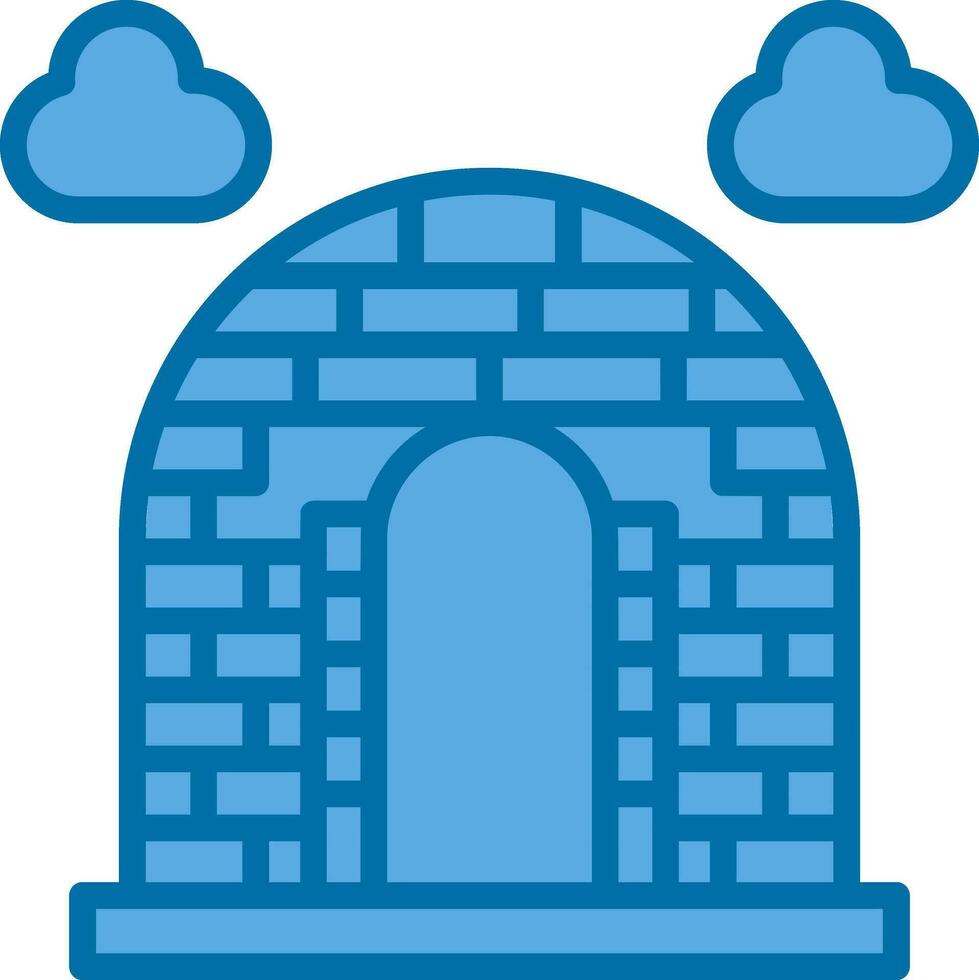 Igloo Vector Icon Design