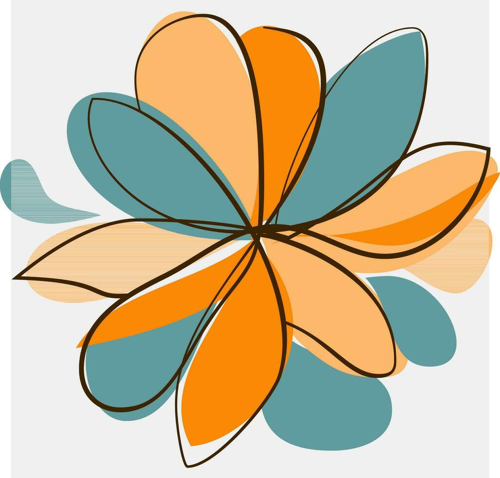 minimalista floral vector Arte ilustraciones para ocasiones modelo Clásico Moda mano dibujado decoración