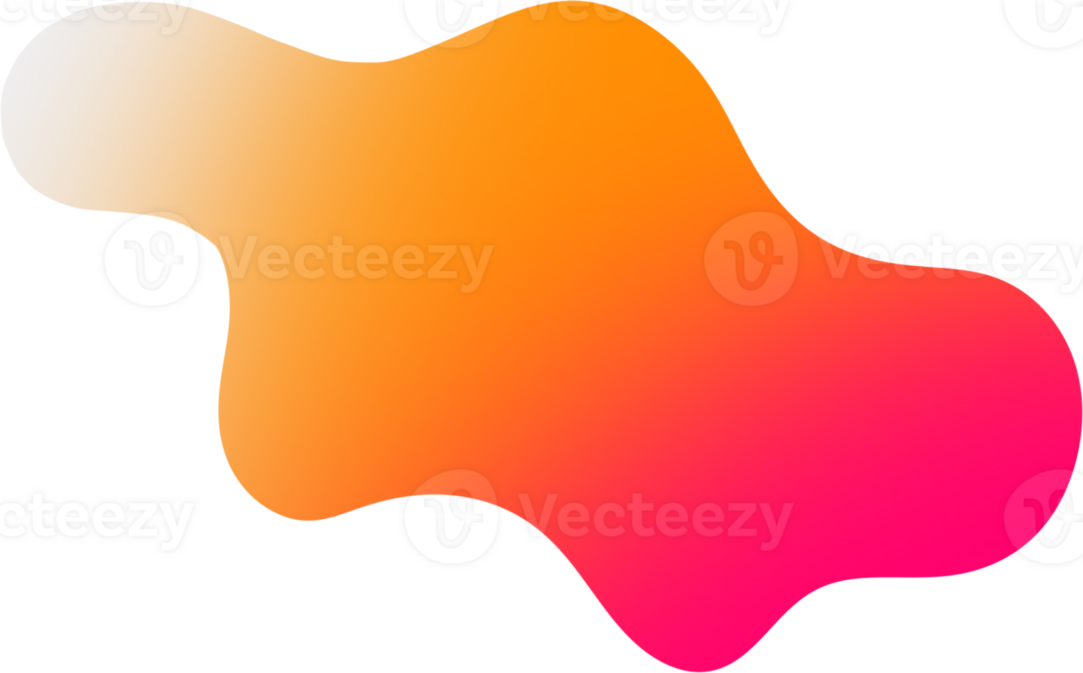 Abstract Orange Shape Gradient Elements png