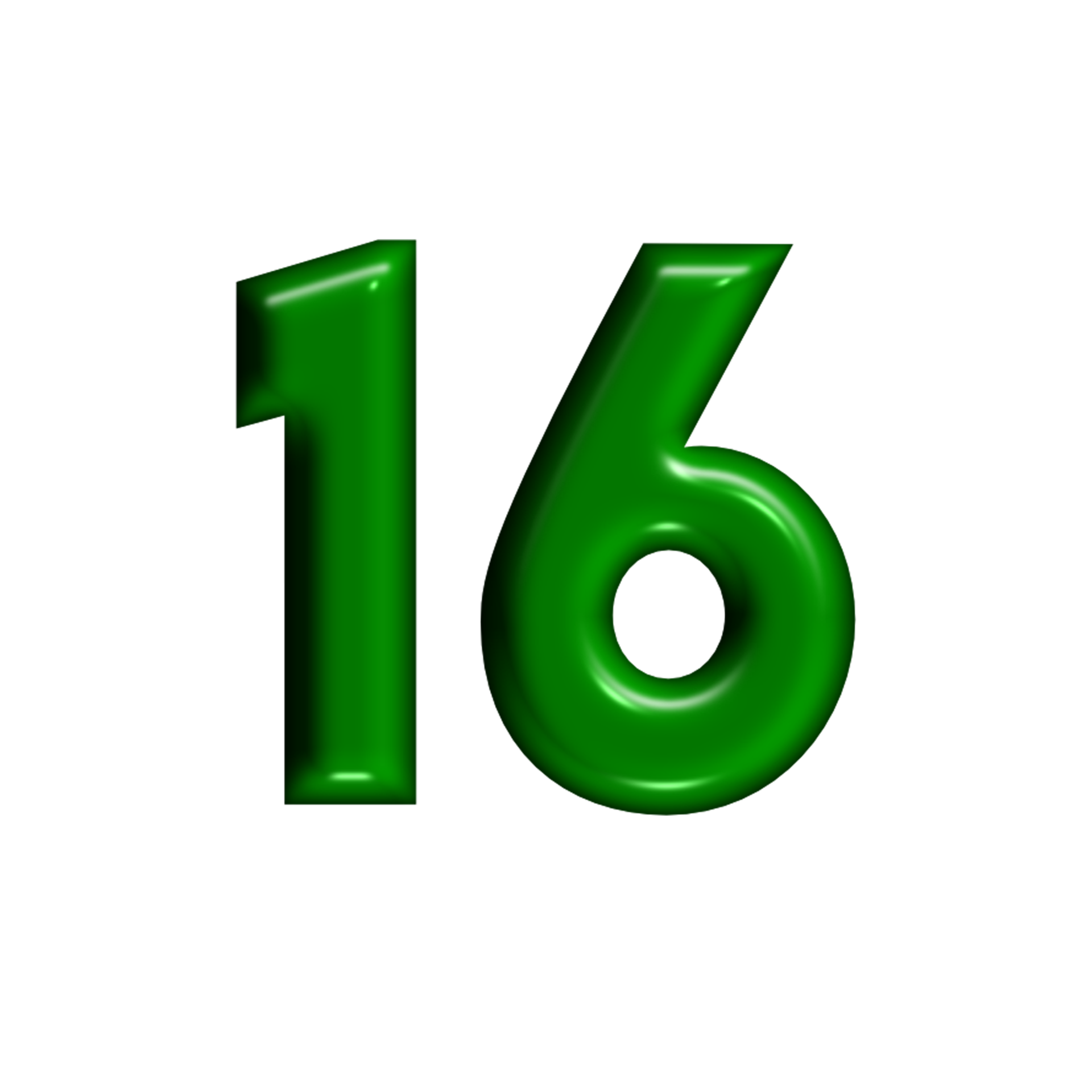 3D Number Green Glossy Color 25006139 PNG 3d-number-green-glossy-color-25006139-png