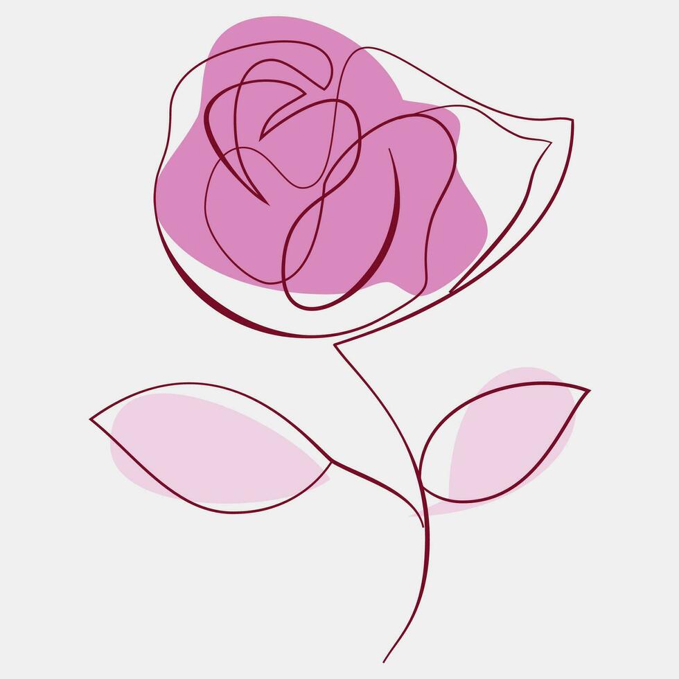 contemporáneo minimalista línea Arte carteles resumen orgánico formas y floral diseños.. vector