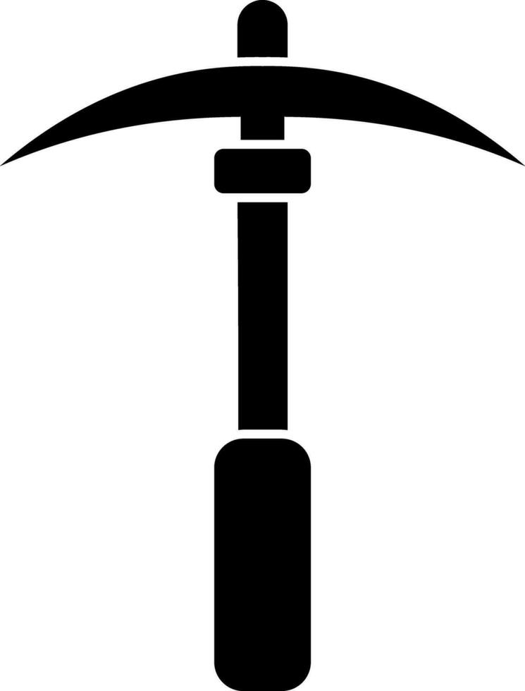 Isolated pickaxe icon. vector