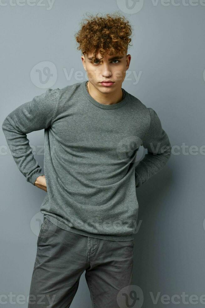 handsome guy sexy posing self confidence Lifestyle unaltered photo