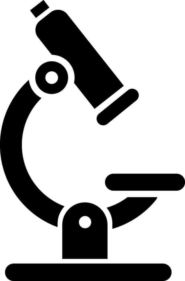 Illustration of microscope icon. vector