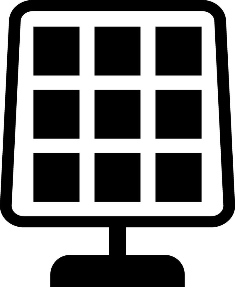 Solar energy panel. vector