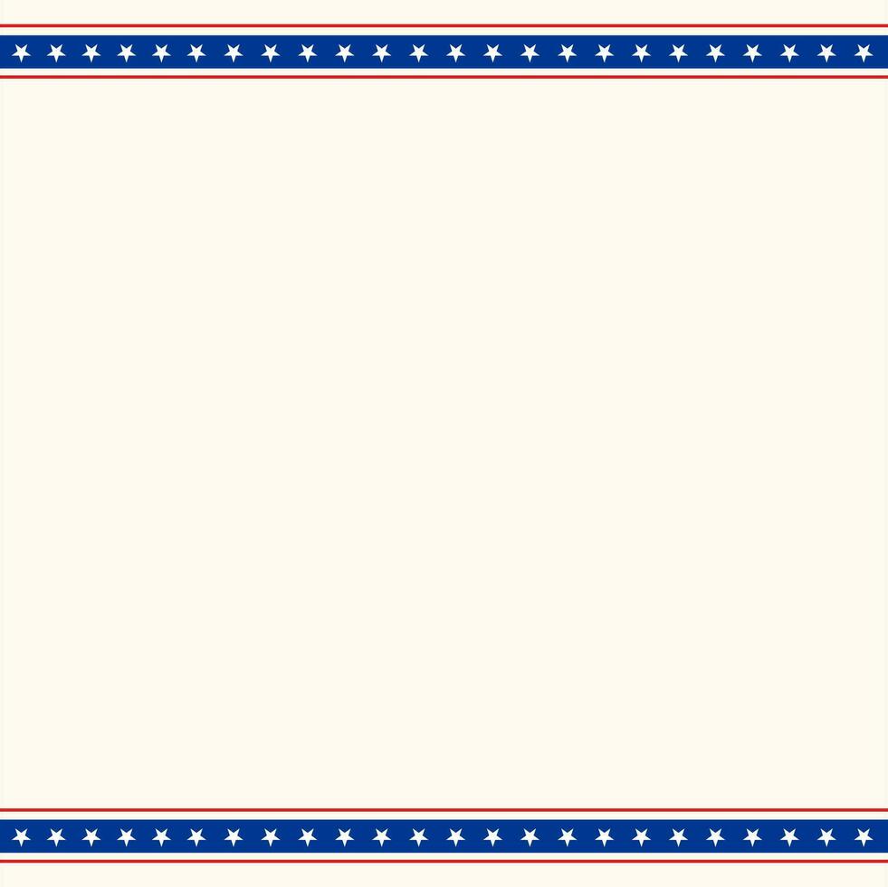 Stars border decorated white background. vector