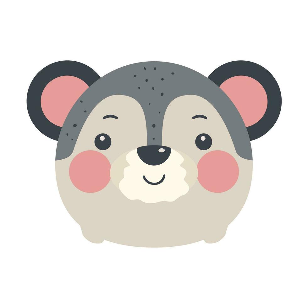 Cute Catroon Animal Vector Illustration