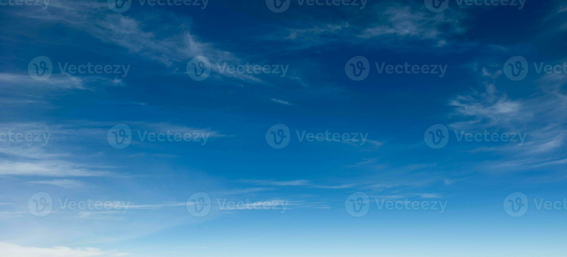 Blue sky with clouds photo